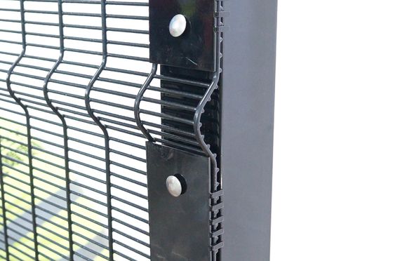 Sıcak Dip Galvanize 358 kaynaklı örgü Açık Görünüm Çit Panelleri 1800mm