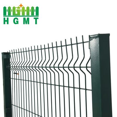 4.0mm PVC kaplı 3 boyutlu kavisli kaynaklı tel örgü çit 50x200mm