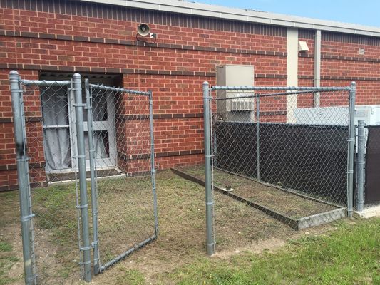 100ft 8ft 6ft Siyah Zincir Link Çit Galvanize Elmas Tel örgü PVC kaplanmış