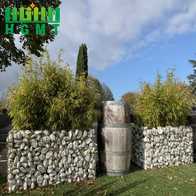 4mm 4mx1mx1m Kaynatılmış Gabion Sepeti / Kutusu Pvc kaplanmış