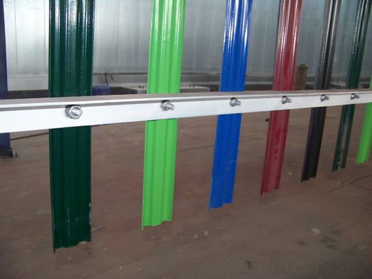 Q235 Bağ için PVC Galvanize Palisade Çitleri
