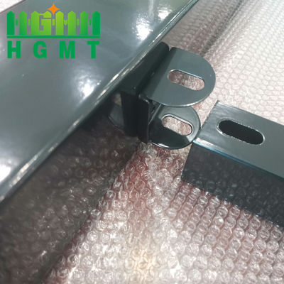 Kare Post Çelik Tubular Çit Bahçe Dekoratif Havuz Siyah Pvc Kaplı