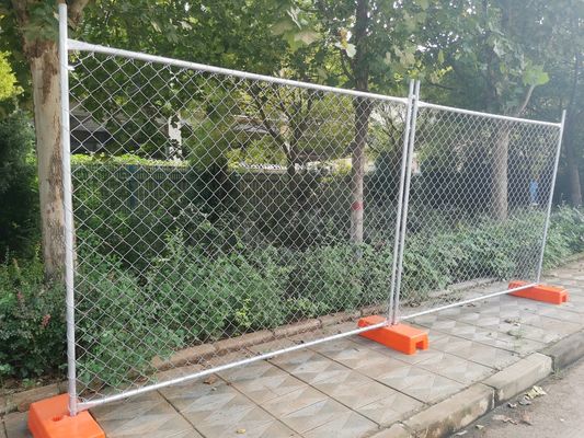 Pvc kaplı toz kaplı geçici çit paneli sıcak batırılmış galvanizli hareketli metal