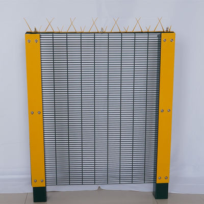 Kolay Kurulu Dayanıklı Dayanıklı tırmanış karşıtı Toz Kaplı Kaynaklı Tel Ağı 358 Çit Panelleri