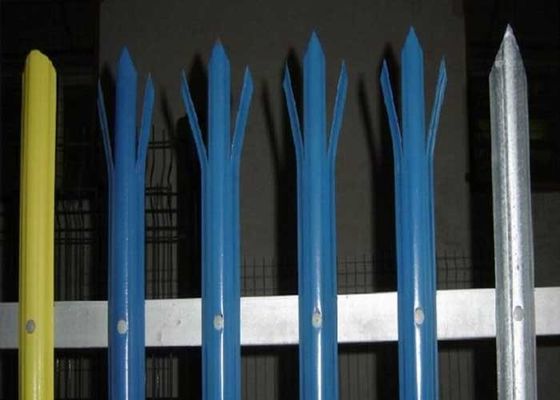 D Bölüm Güvenlik Palisade Çit 1,5 metre kare direk