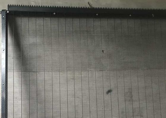 Galvanizli PVC kaplamalı tırmanma karşıtı güvenlik çitleri 2M genişliği