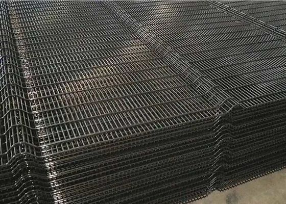 358 Metal Çit Güvenlik Toz Kaplama Eğimli Anti tırmanış