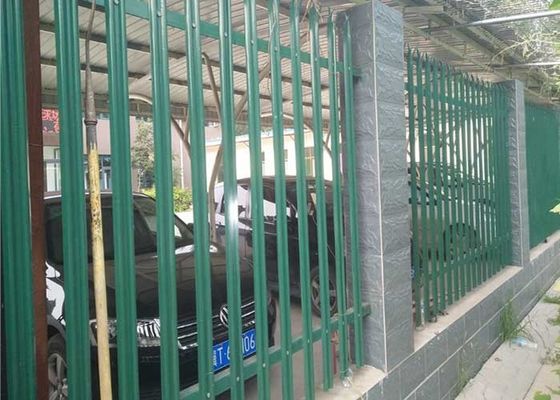 PVC kaplı kaynaklı tel örgü çit galvanizli çelik palisade çit