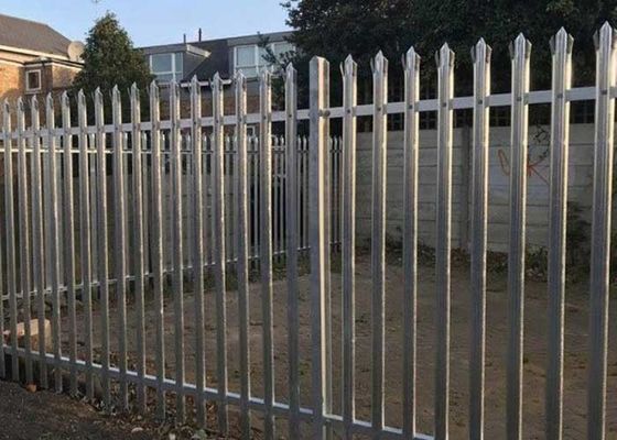 Sıcak Dip Galvanizli Çelik Palisade Çit W Bölümü