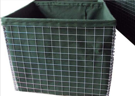 75mmx75mm Kaynatılmış Gabion HESCO Duvar Küçük Gabion Sepeler