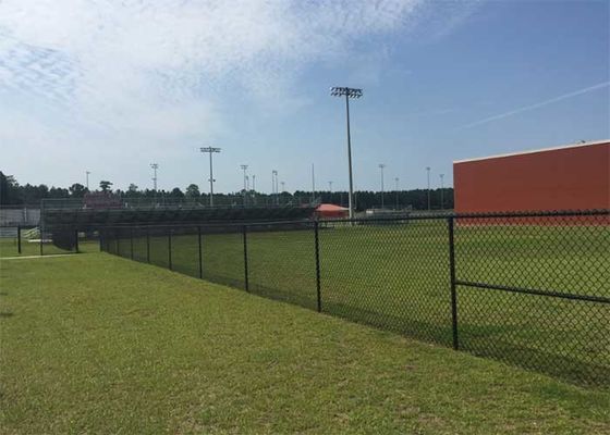 Yuvarlak Post 1800mm Yeşil Kaplı Zincir Bağ Çit ISO Sertifikası