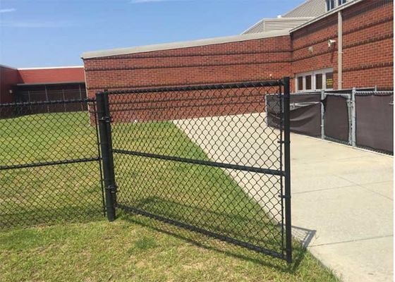 PVC Plastik Kaplı Zincir Bağlı Çit 60*60mm Bahçe Ağı