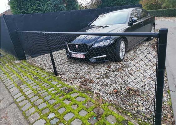 Elmas 5ft Metal Zincir Bağlı Çit Vinil Plastik Kaplı Zincir Bağlı Çit