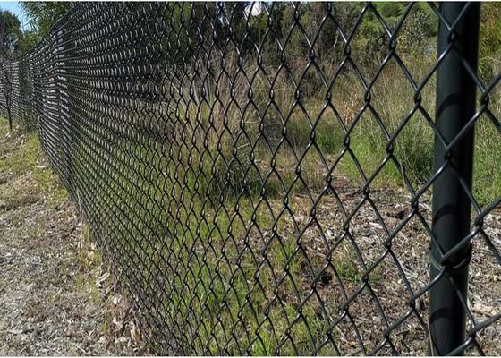 18 kalibreli siyah PVC zincir bağlantı çit