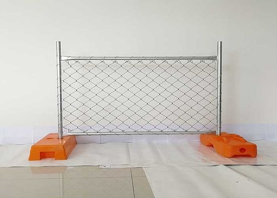 Pas Dayanıklı 6ftx10ft Zincir Bağlama İnşaat Çit 60g/M2 Galvanize