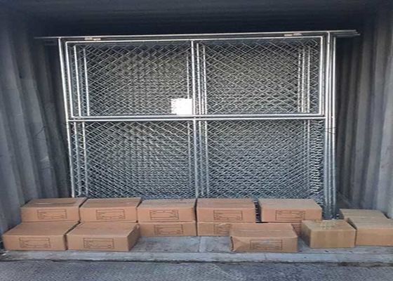 Galvanizli 6ft*12ft Zincir Bağlantısı Geçici Çit Çit Çit Çit Çit Çit