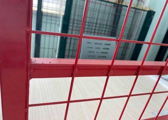 1.2mm W10.5ft Geçici Güvenlik Çit OHSAS Sıcak Dip Galvanize Çit