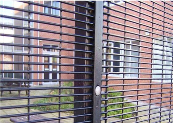 Sıcak Dip Galvanize 358 Anti tırmanış Çit 2000 * 2400mm Okul Açık Görünüm Çit