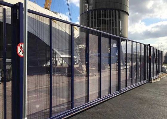 RAL6005 2400mm Tırmanma Önleyici Güvenlik Eskrim Toz Boyalı Çelik Hasır