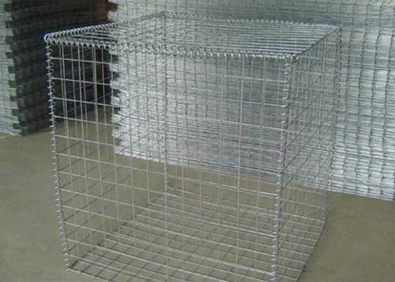 ISO14001 2x1x0.5m Gabion kaynaklı tel örgü 4mm Gabion sepetleri