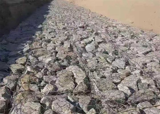 Nehir Meydanı Kapak Taşları Galvanize 1.8mm Gabion Tel Ağı Sepeti