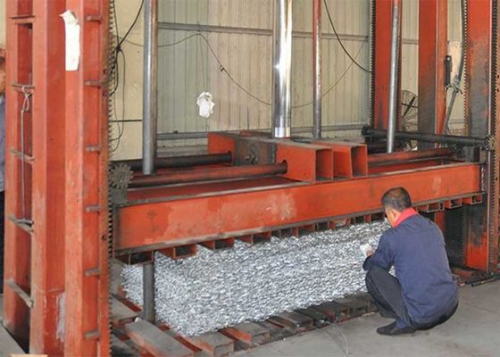 8*10cm Esnek Dikiş Gabion Tel Ağı Kolay Birleştirilmiş