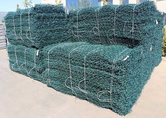 Pas geçirmez H2m Gabion Tel Ağı Gabion Taş Duvar Çit