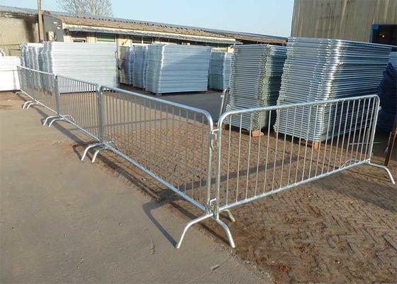 Sıcak Dip Galvanize Geçici Yürüyüş Engelleri 1050mm Uzunluk