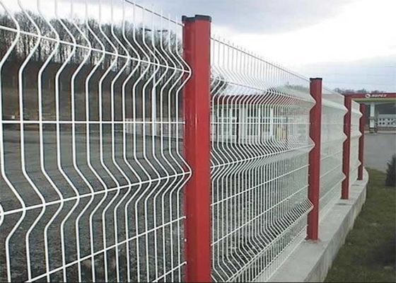 H 1030mm Güvenlik Çelik Çit 50*200mm Galvanizli Kaynak Tel Çit