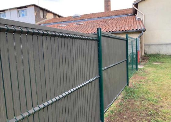 50x200mm H2.43m Gizlilik Çelik Çit Galvanizli PVC Kaplı