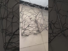 Demir Isıl İşlem Görmüş Galvanizli Gabion Kutusu / Altıgen Gabion Hasır