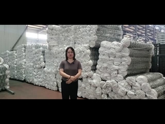 Kanada'ya sevk edilen galvanizli zincir bağlantı çitinin ambalajlanması