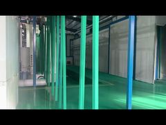 toz boyalı yeşil kare direk